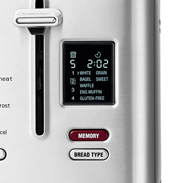 Solis Flex Toaster 8004 Sandwichmaker - Toster Griller - Funktion für Bagels - Extra breite Schlitze - 7 Programme - Inklusive Sandwich-Wärmer - Silber – Bild 3