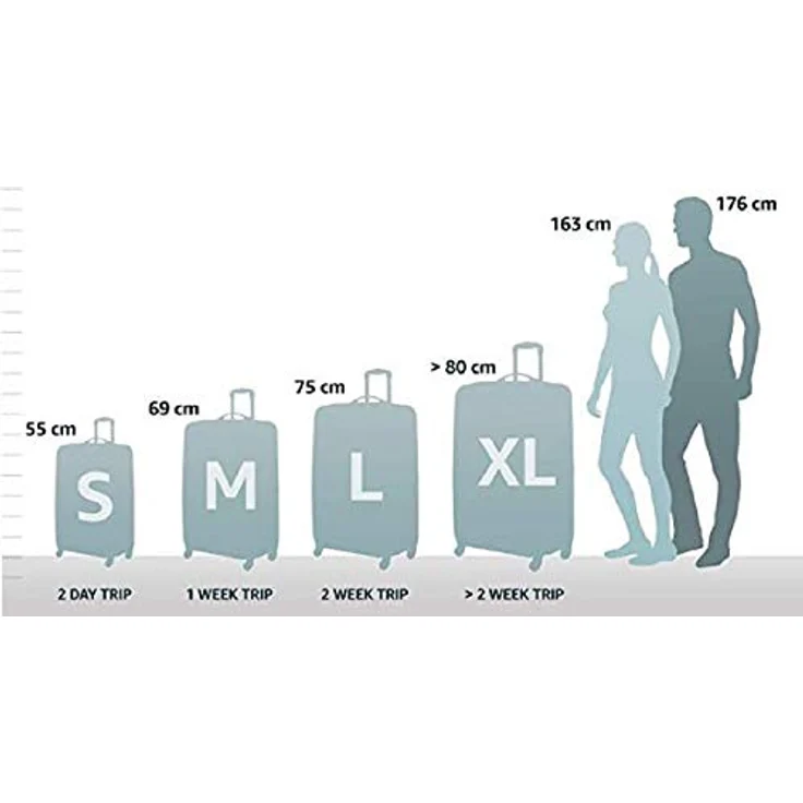 American Tourister Flashline 4 Rollen Trolley 67 cm, Silber, (69 l) - Robuster Trolley aus ABS mit TSA-Schloss – Bild 7