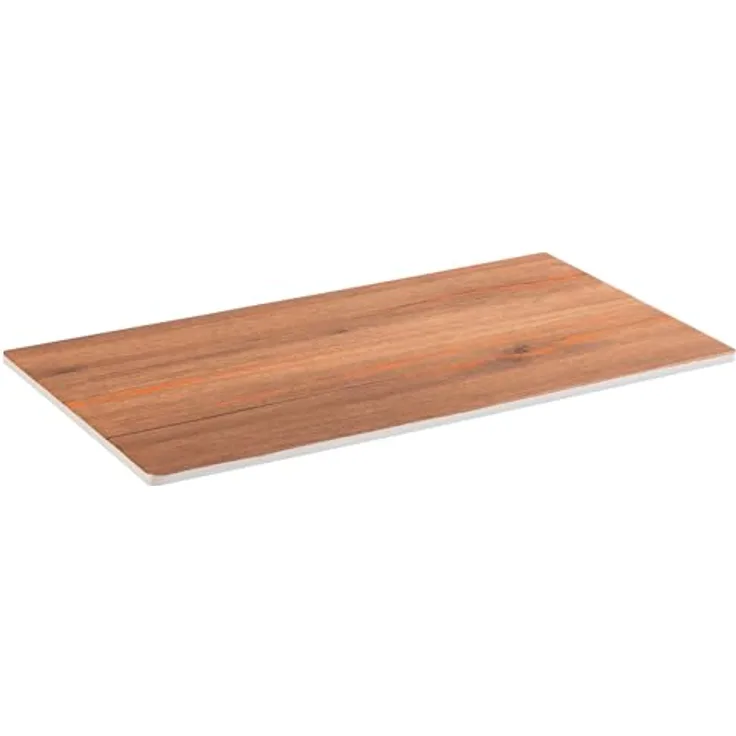 APS GN 1/3 Tablett - CRAZY WOOD - 32,5 x 17,6 cm, Höhe 1 cm, spülmaschinengeeignet, melamin, für Gastronomie und Catering