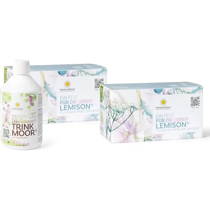 SonnenMoor Lemison flüssig SonnenMoor, Tee mit zwölf ausgewählten Kräutern, 8x100 ml