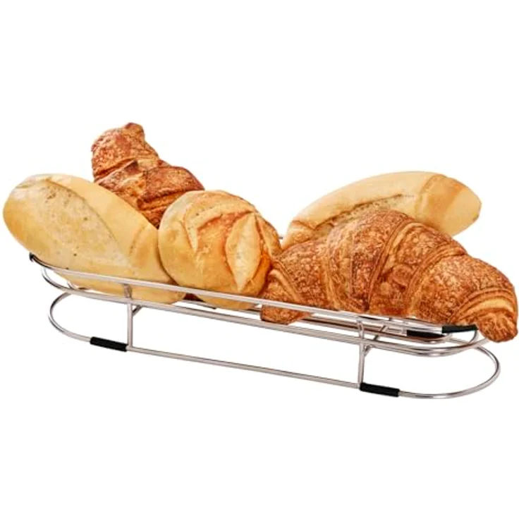 WMF Brötchen-Röstaufsatz Master, Edelstahl-Zubehör für WMF Master Langschlitztoaster mit Silikonfüßen und -griffen – Bild 4