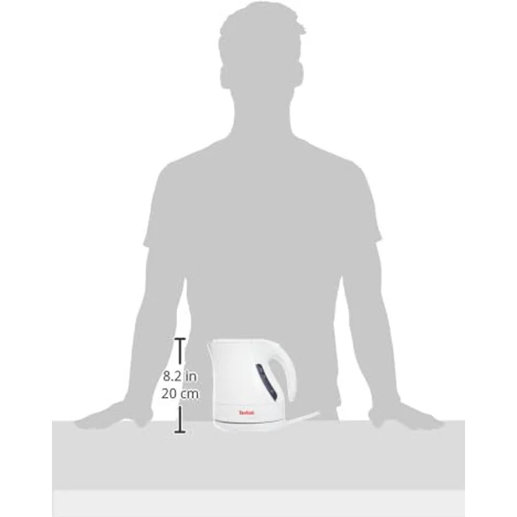Tefal bf512011 Wasserkocher Justine 1,2 l weiß Shiny – Bild 3