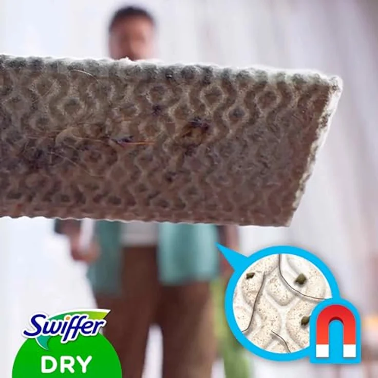 Swiffer Trockene Bodentücher Nachfüllpackung, 80 Stück, (1 x 80 Tücher) – Bild 4