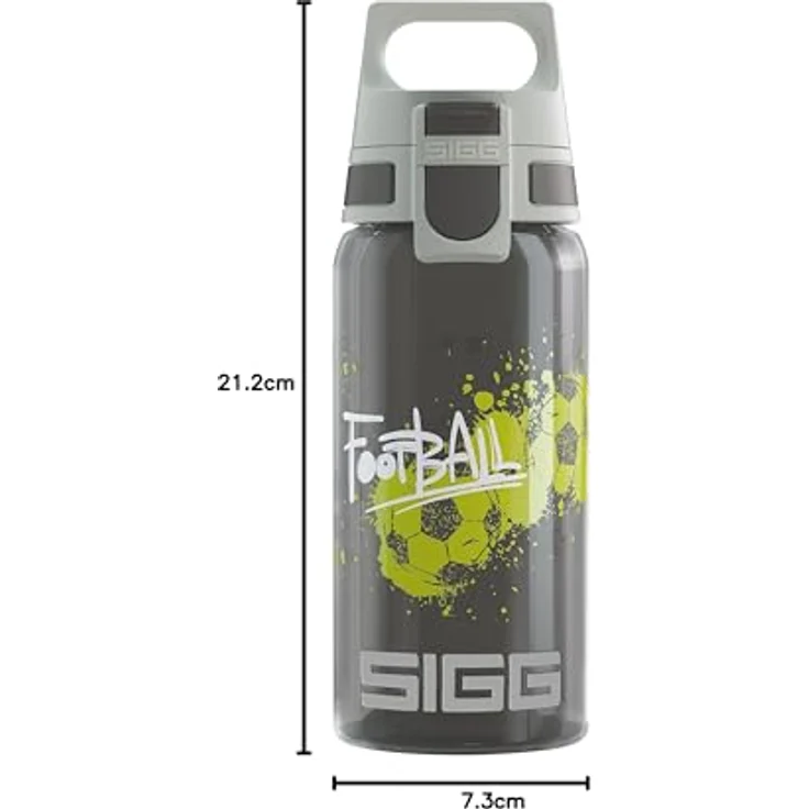 Sigg 9001.50 Viva One Football Tag Trinkflasche Grau – Bild 8
