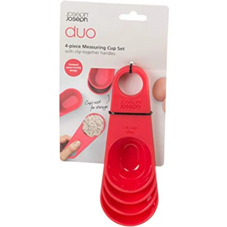 Joseph Joseph messbecher 20 x 5,8 cm Polypropylen rot 4 Stück – Bild 6