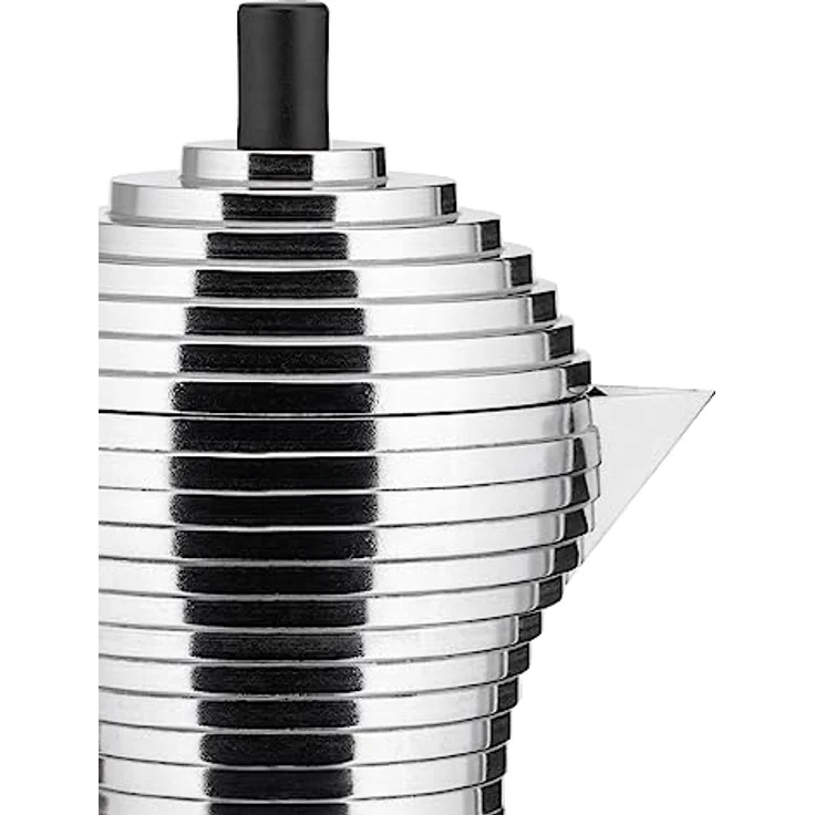 Alessi MDL02-3 B Kaffeekanne, Aluminium, schwarz – Bild 5