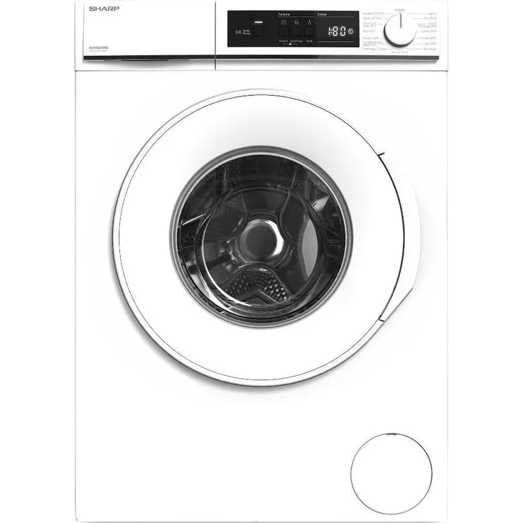 Sharp ES-NFA4101WD, Frontlader Waschmaschine mit 4 kg Kapazität, 1000 U/min, Energieeffizienzklasse D, Weiß