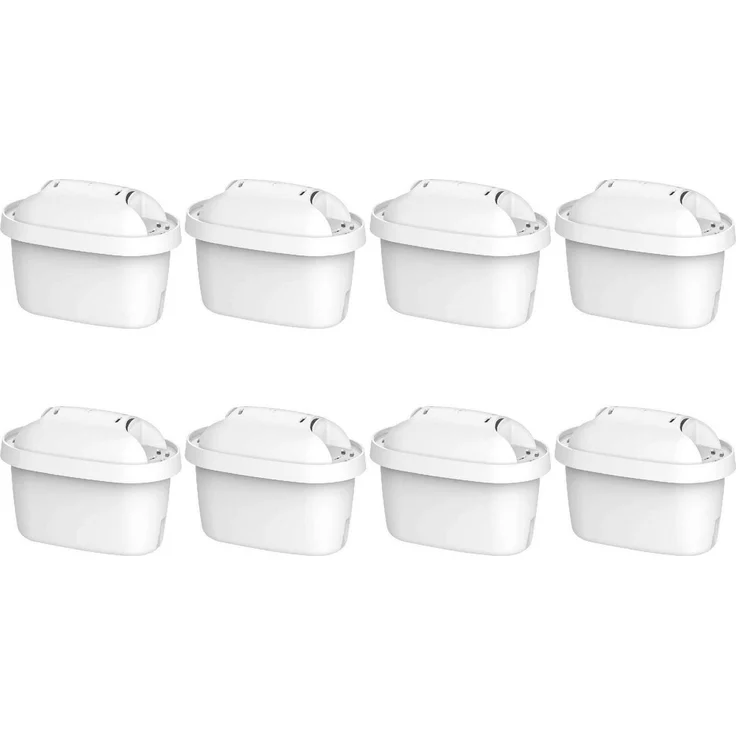 Maxblue Filterkartuschen für Brita Maxtra+ Plus, 8 Stück, BPA-frei, zertifiziert von TÜV SÜD und NSF, kompatibel mit Brita Kanne Marella
