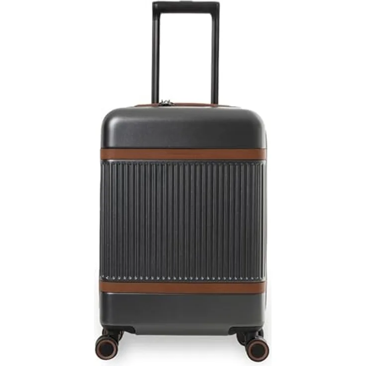 The Chesterfield Brand Zuna Kabinentrolley S, 55 cm, grau, 4 Rollen aus 100% Polycarbonat
