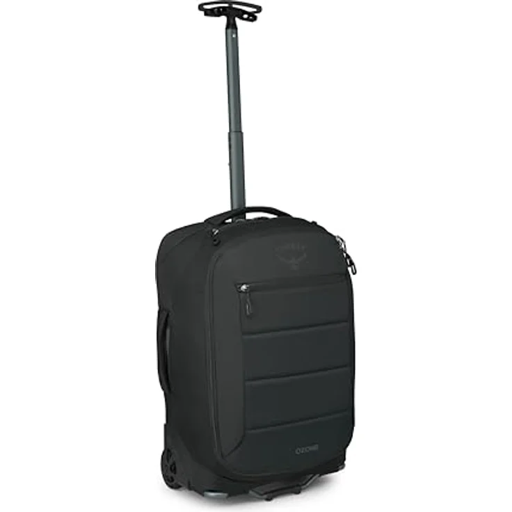 Osprey Ozone Handgepäck, 40 l, Trolley mit 2 Rädern, Schwarz, leichtes Design und durchsichtige Innentaschen – Bild 1
