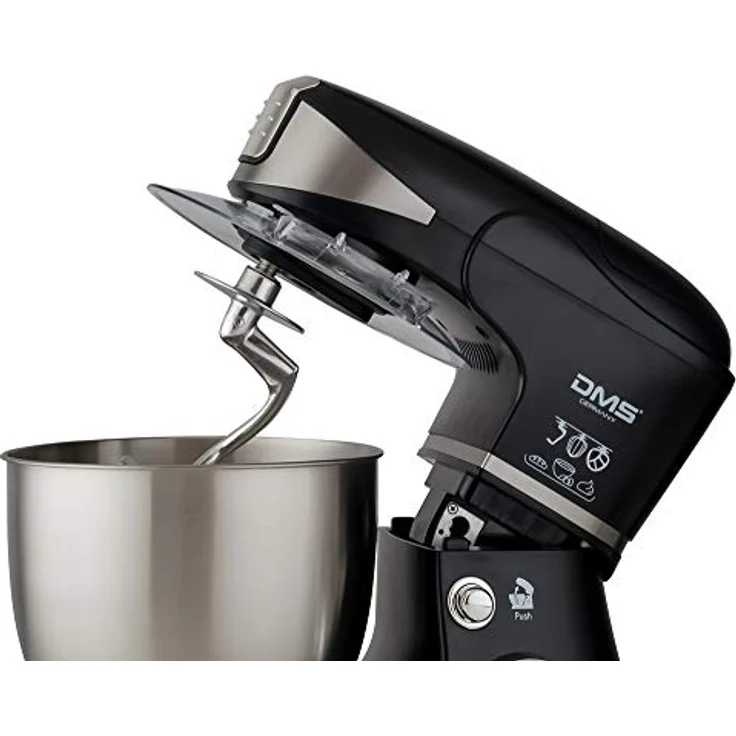 DMS Küchenmaschine DMS 3in1 Küchenmaschine Rührmaschine 5L Knetmaschine Edelstahlschüssel – Bild 5