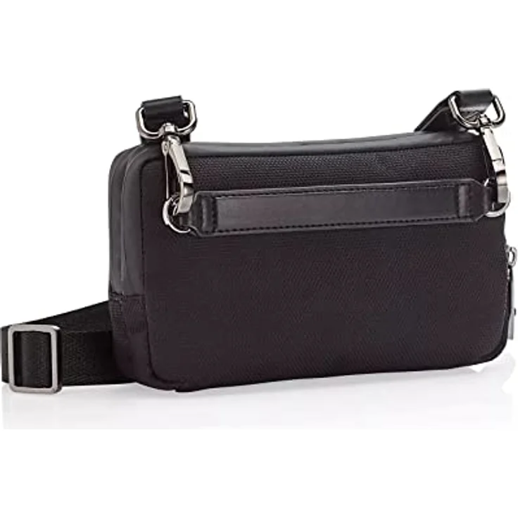 Porsche Design Roadster Umhängetasche, 100% Leder, 20 cm x 4 cm x 12 cm, schwarz – Bild 2