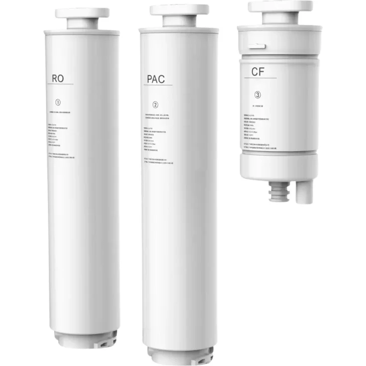Neues Wasser AORA W12 Ersatzfilter Komplett-Set, 3-fach Filterung für Umkehrosmoseanlage, werkzeugloser Austausch