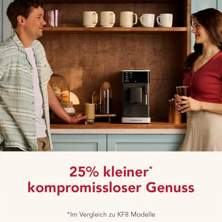 KitchenAid Kaffeevollautomat 5KES8452EBM, IntelliGrind-Technologie mit automatischer Mahlgrad-Einstellung, Schwarz – Bild 7