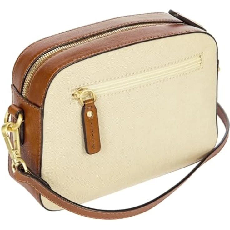 Bric's Volterra Trama Umhängetasche, 100% Leder, 21 cm, beige – Bild 3
