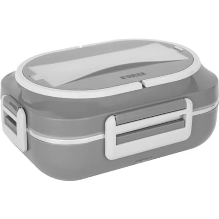 N'OVEEN N'oveen LB540 Lunchbox, Edelstahl, 1 l, dunkelgrau, 24 x 11 x 18,5 cm
