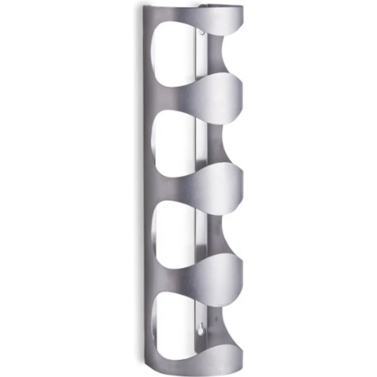 Zeller 27365 Wand-Flaschenhalter, 11.5 x 9.8 x 45 cm, edelstahl – Bild 3