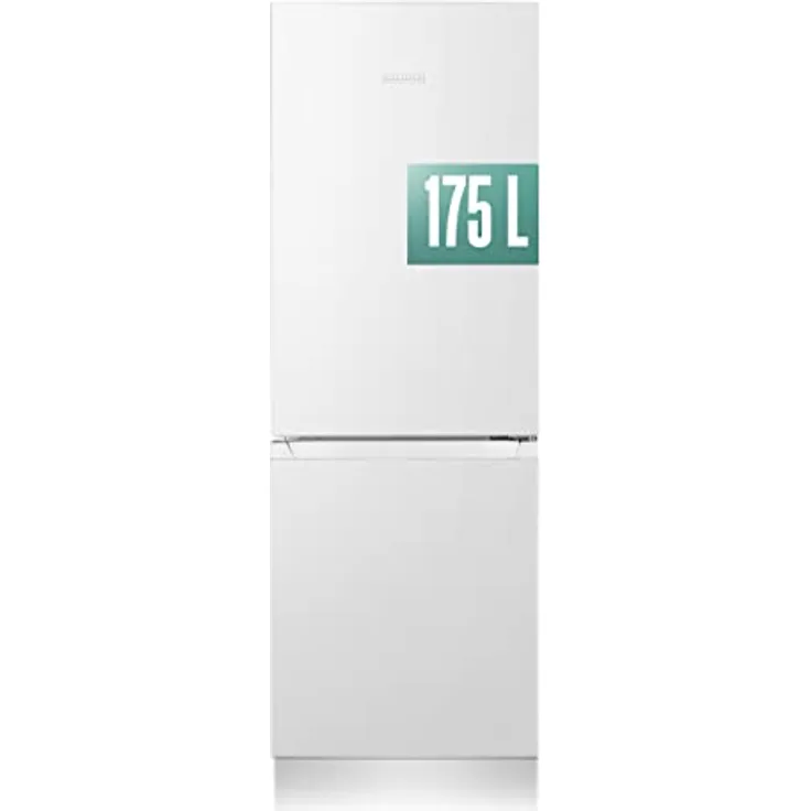 Heinrich´s HEINRICHS Kühlgefrierkombination 175Liter, Kühlvolumen 122L, Gefrierfach 53L,LED Beleuchtung,Kühlschrank Türanschlag wechselbar, leise 39dB,große Tiefkühlboxen, 7 Temperaturstufen, (weiß)