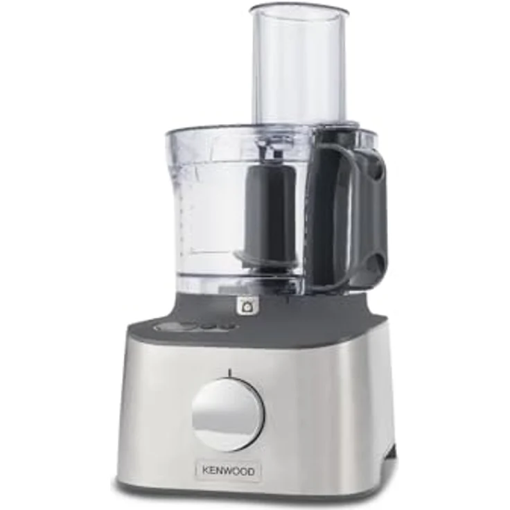 Kenwood Multipro Compact+ FDM313SS Kompakt-Küchenmaschine, leistungsstarkes Küchengerät mit 2,1 l Arbeitsbehälter, Glas-Mixaufsatz, inkl. 9 Zubehör-Teile, Metall-Gehäuse, 800 W, Edelstahl, 2.1 liters – Bild 4