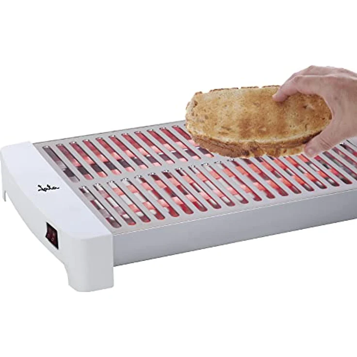 Jata TT5016 Quarz-Toaster XXL (35 x 25 cm) mit 5 Quarzstäben, Möbel und Grill aus Edelstahl, 3 Heizleistungen, herausnehmbare Krümelschublade, 1000 W – Bild 3