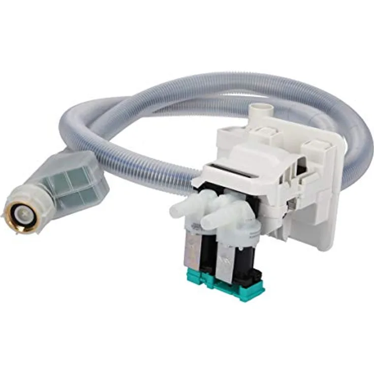 Bosch Siemens 702474 00702474 ORIGINAL Zulaufschlauch Schlauch Aquastopschlauch 1,5m mit Magnetventil Einlaufventil für Waschmaschine auch Gaggenau Neff
