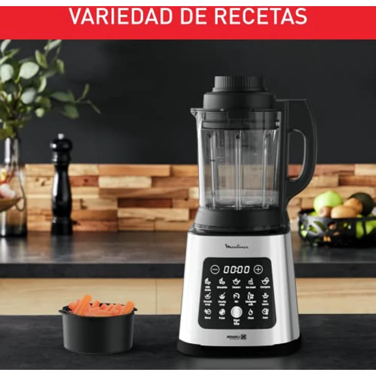 Moulinex LM835D10, Standmixer, Schwarz, Silber, Transparent – Bild 4