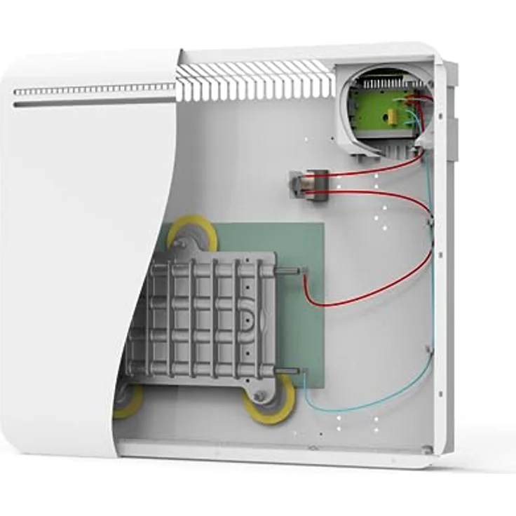 Kalia BAT-NDFL1825B-4I, 2000-Watt-Elektroheizkörper aus Gusseisen, Weiß, für Räume bis 20 m², digitale Steuerung, 4 Heizmodi, Überhitzungsschutz – Bild 3