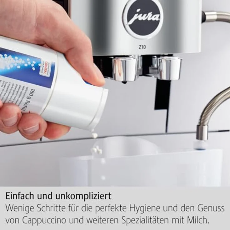JURA Milchsystemreiniger Mini-Tabs Nachfüllflasche 180g – Bild 4