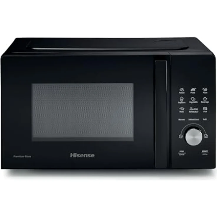 Hisense, H20MOBSD1HG MWO+Grill 20L Türöffnung links LED Display mit Tasten 9 Funktionen max. Leistung 700W Quarzgrill, Mikrowelle - 20 Liter Fassungsvermögen – Bild 1