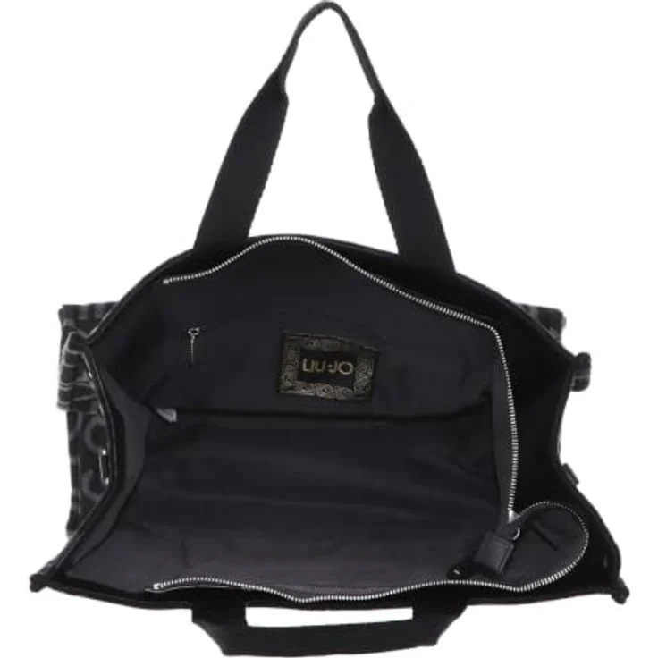 Liu Jo Shopper Tasche L, 40 cm, schwarz, 100% Polyester, Maße: 40 cm x 16 cm x 30 cm – Bild 5