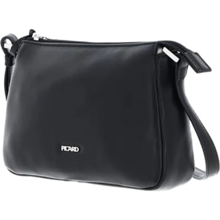 Picard Really Umhängetasche, Leder 22 cm, schwarz, 100% Leder – Bild 2