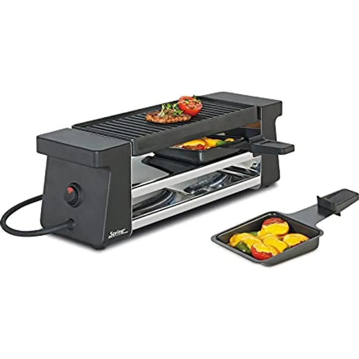 Spring Raclette, Schwarz, 2 Personen