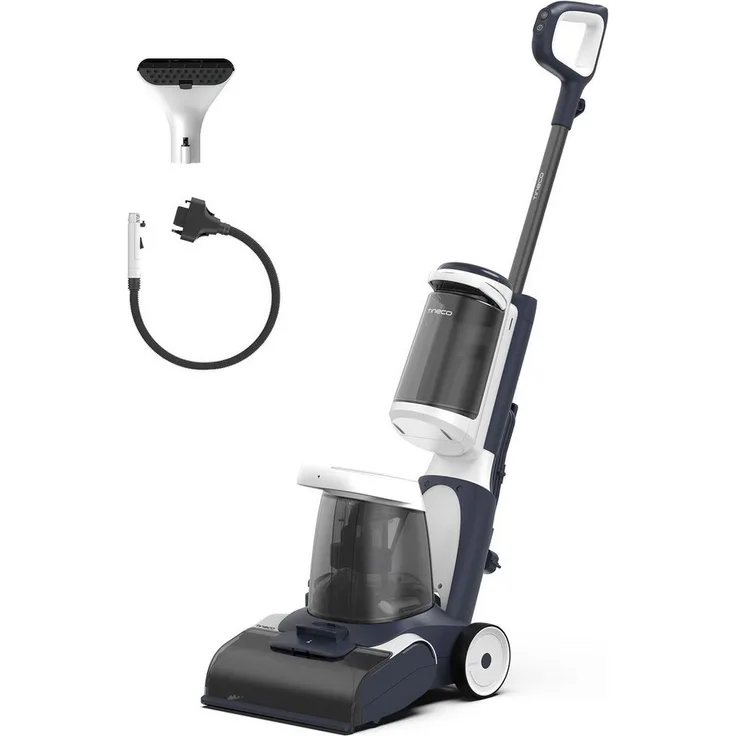 Tineco Teppichreinigungsgerät iCarpet, 75° Grad Power-Trocknung, Dual-Tank, 1300 W, beutellos, für Teppich, Polster, Treppen, inkl. mobilem Verlängerunggschlauch