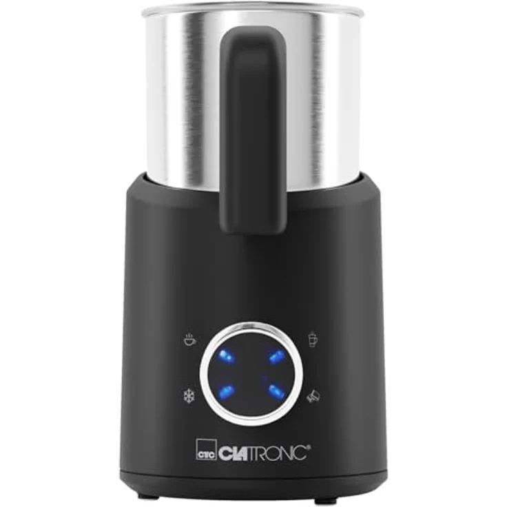 Clatronic Milchaufschäumer elektrisch | mit Heizfunktion | warmer und kalter Schaum | für dichten, cremigen Schaum | 740ml | MS 3812 – Bild 1