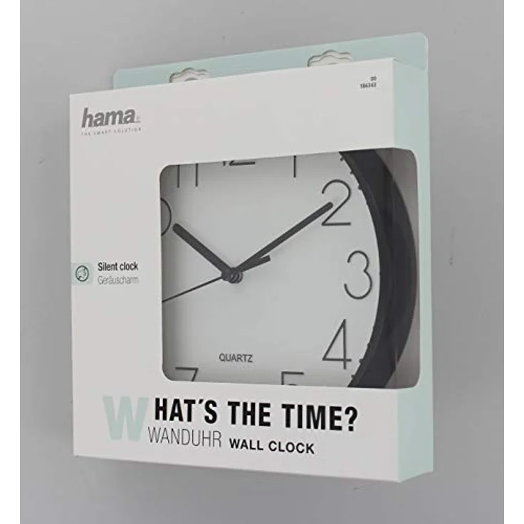 Hama PG-220 Wanduhr, Schwarz, Einheitsgröße – Bild 4