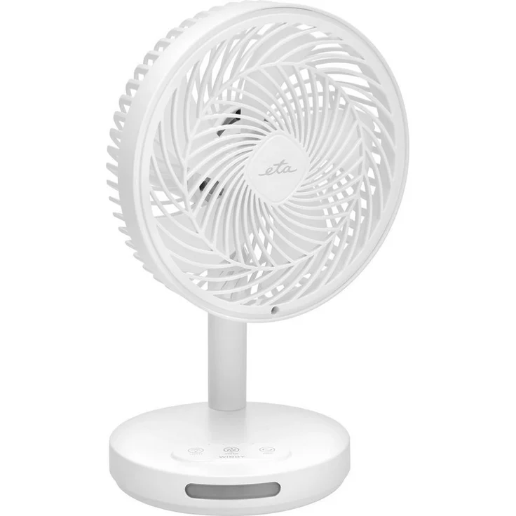 eta Standventilator Windy, inkl. 2 Akkus und Ladekabel, Touch-Bedienung, weiß
