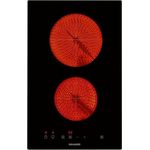 Oranier KFC 130 Kochfeld Ceran 30cm autark 27x49cm Domino, Kochfeld mit Touch-Control-Bedienung, Kindersicherung und Restwärmeanzeige, anthrazit