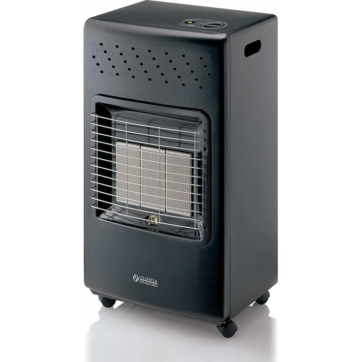 Olimpia Splendid STOVY INFRA Tragbare Infrarot-Industrie-Heizung 4200W, Lüfterloses Design, Schwarz