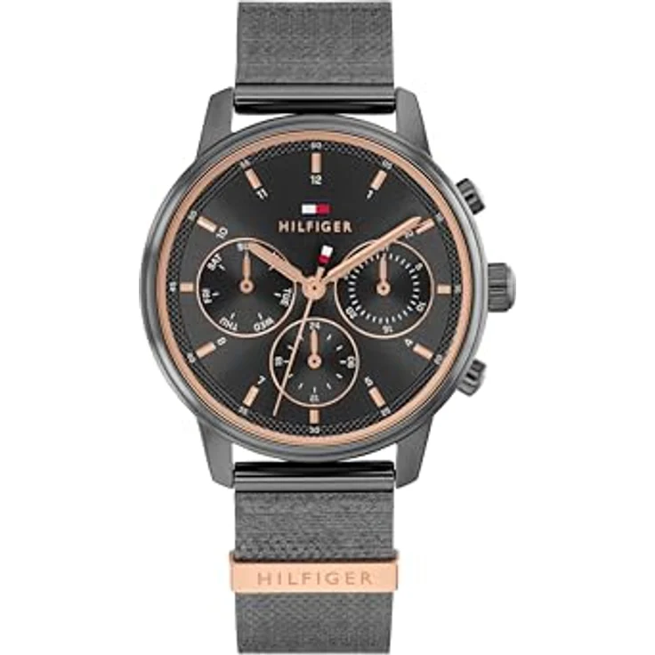 Tommy Hilfiger BLAKE 1782810, Multifunktionsuhr Damen, Quarzuhr mit Edelstahlarmband, analog – Bild 1