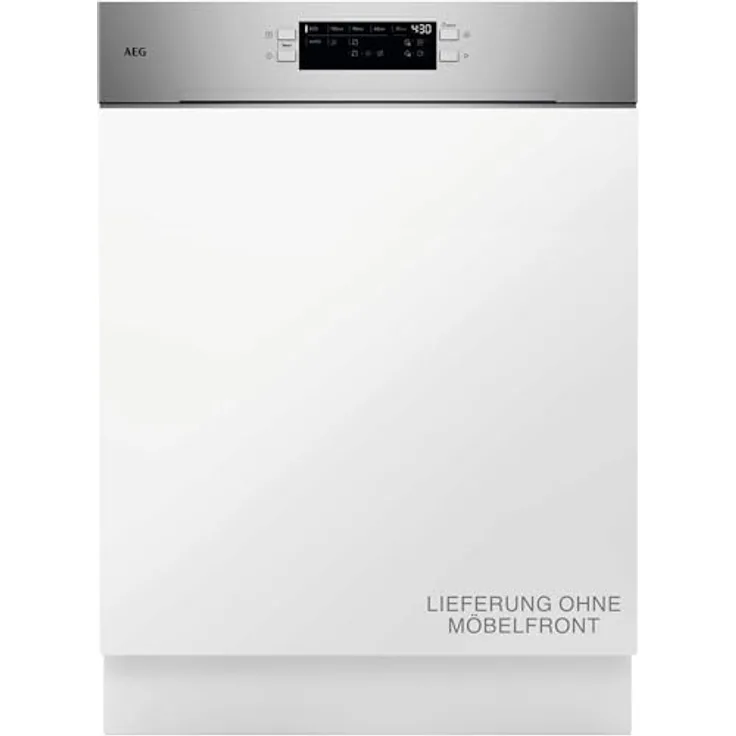 AEG GT620B2SCM 6000 Geschirrspüler, teilintegrierbar, 596 mm, 44 dB (A), SatelliteClean® Sprüharme, höhenverstellbarer Oberkorb, Extra Hygiene Programm