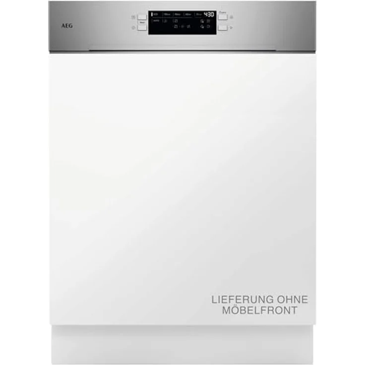 AEG GT620B2SCM 6000 Geschirrspüler, teilintegrierbar, 596 mm, 44 dB (A), SatelliteClean® Sprüharme, höhenverstellbarer Oberkorb, Extra Hygiene Programm – Bild 1