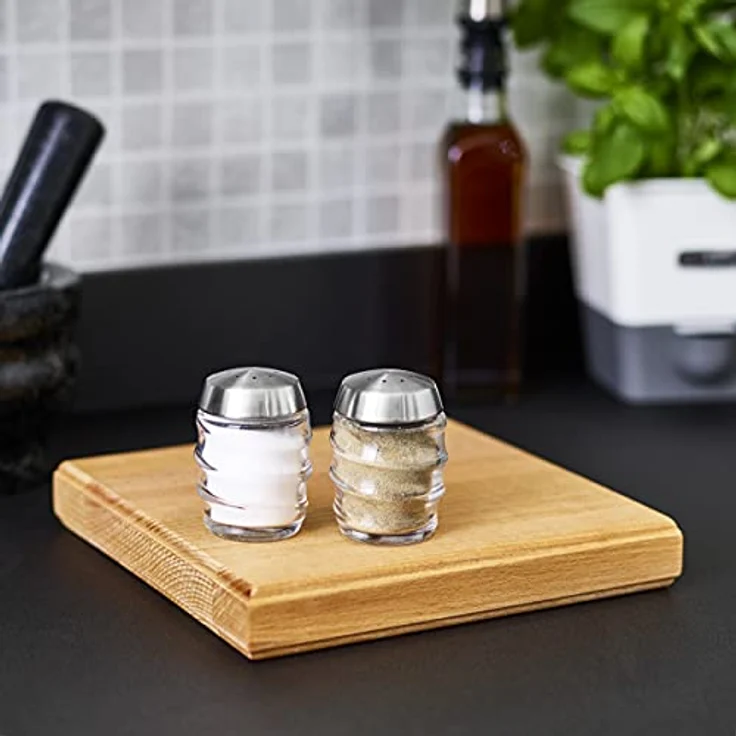 Cole & Mason Bray Gewürzstreuer Geschenkset, Glas/Edelstahl, 7,5 cm – Bild 8