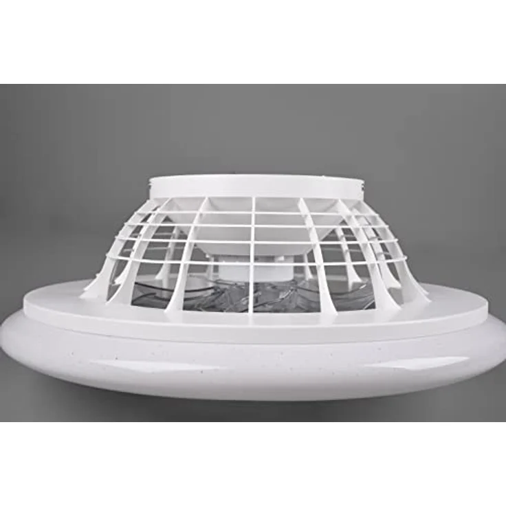 Reality Leuchten LED Deckenventilator, Sterneneffekt, Fernbedienung, STRALSUND – Bild 9