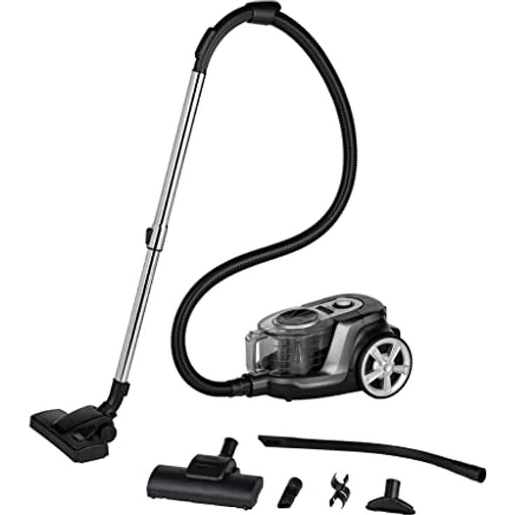 Tesla Electronics AeroStar T700, 900 W, Trommel-Vakuum, Trocken, Beutellos, 3 l, HEPA, Schwarz – Bild 1