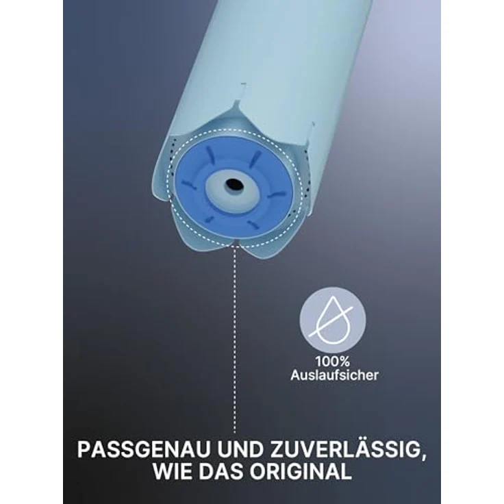Comedes Wasserfilter 3er Set einsetzbar statt Jura Claris Blue, Zubehör für Jura Kaffeemaschinen, natürliche Aktivkohle und Ionentauscher, passend für Jura Impressa, ENA Micro, ENA, Giga – Bild 2