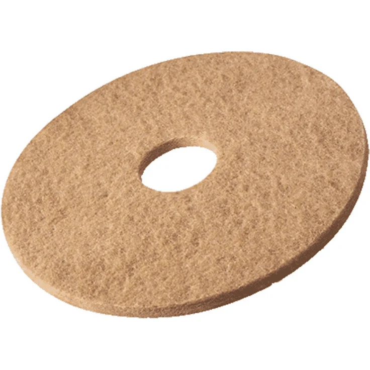 Vileda Superpad Bodenscheiben - Ø 410 mm - Beige - Packung (5 Stück)