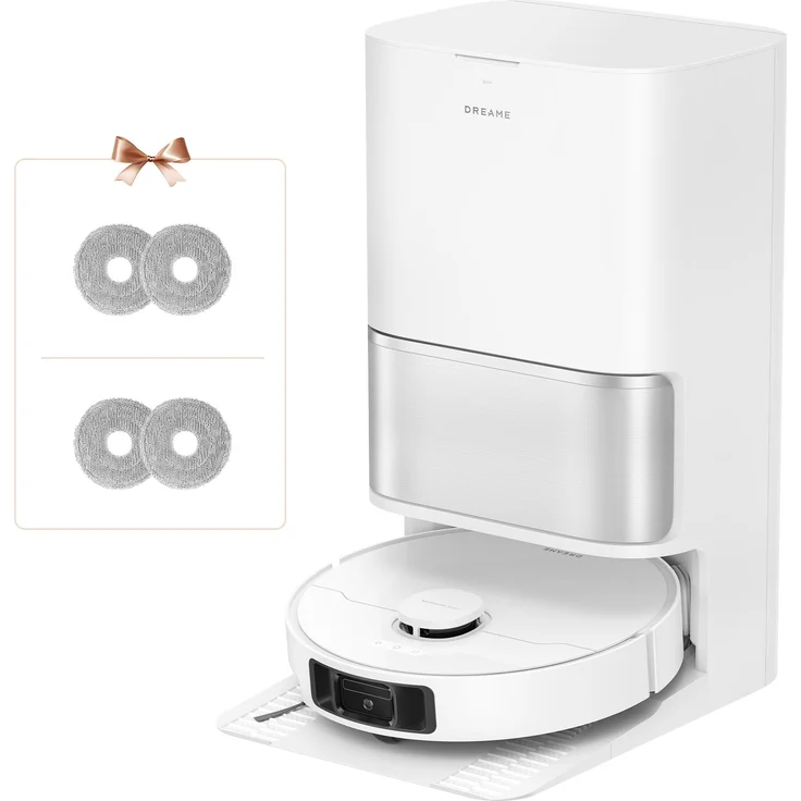 Dreame L10s Ultra Gen3, Staubsauger Roboter mit Wischfunktion, 25KPa Saugleistung, Haustiermodus, selbstreinigende All-in-One Dock, Teppichreinigung