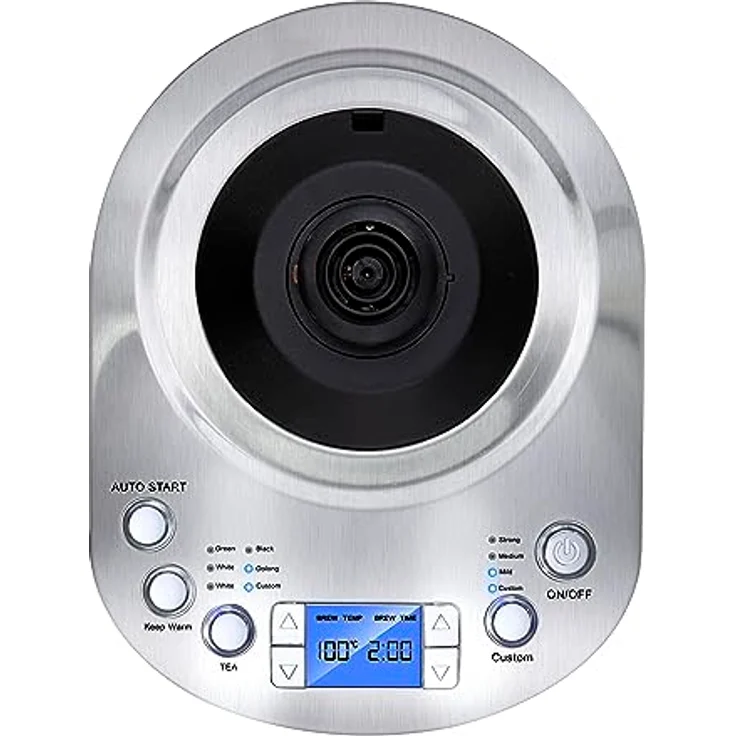 Alpina Motorola Nursery 8711252473352 Elektrischer Wasserkocher, 1,7L Transparent mit Temperatureinstellung und Teemaschine – Bild 4