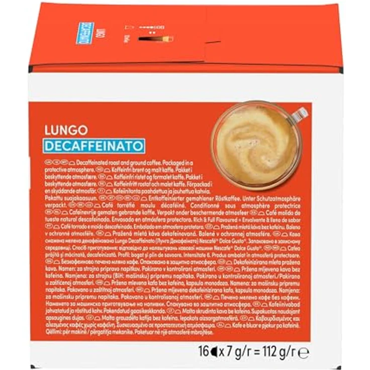 Nescafé Dolce Gusto Caffe Lungo decaffeinato Koffeinfrei, Kapseln – Bild 2