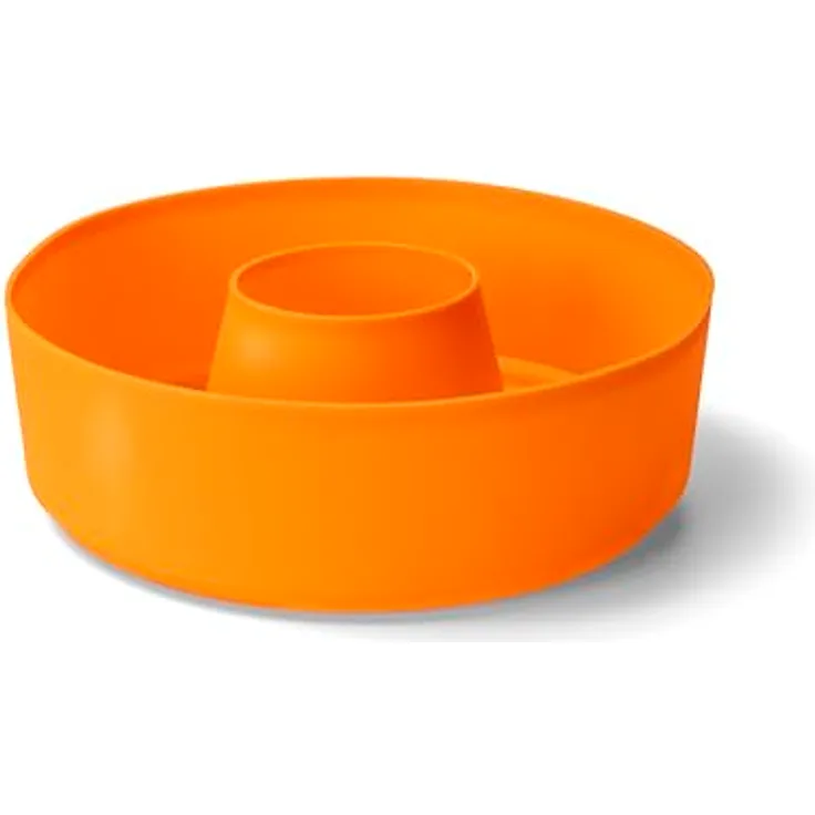 Omnia Silikonform Maxi 3L, flexible Backform in Orange für köstliche Sahnekreationen